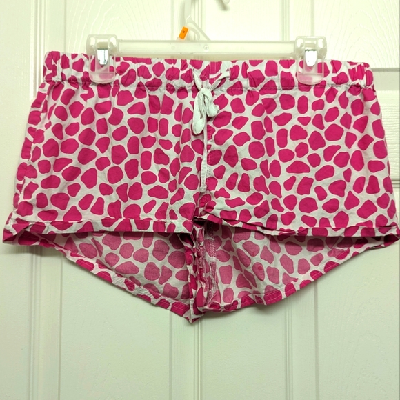 J. Crew Other - J.Crew Pink Animal print pajama shorts